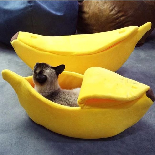Yellow Banana Pet Beds