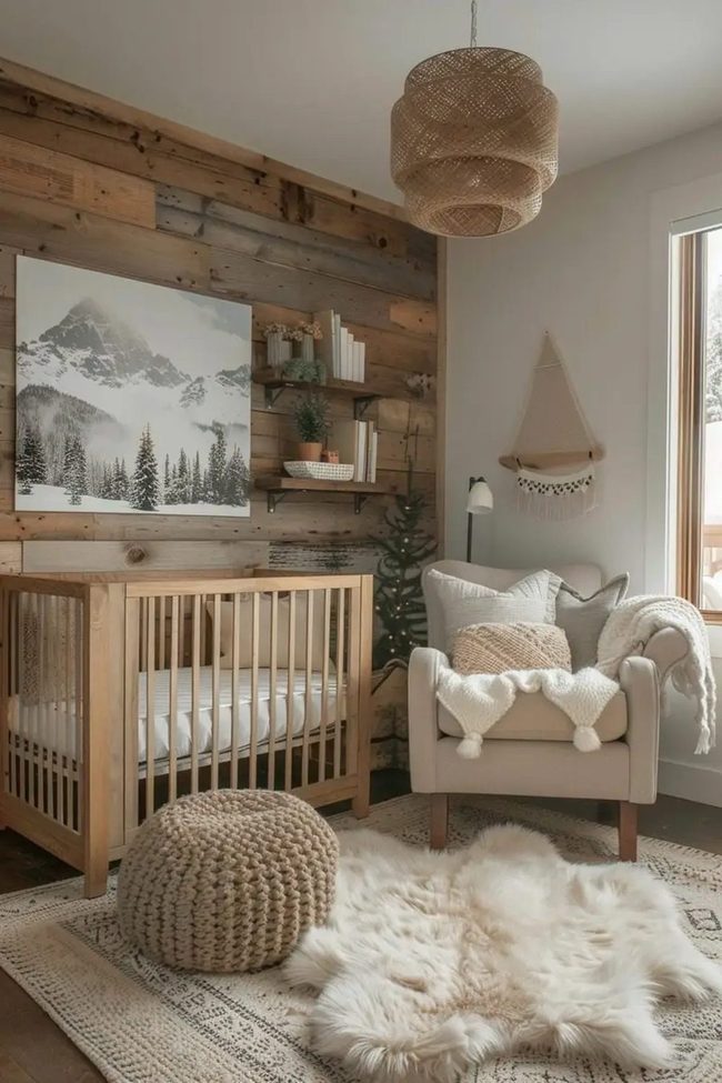 Reclaimed Wood Mountain Nursery