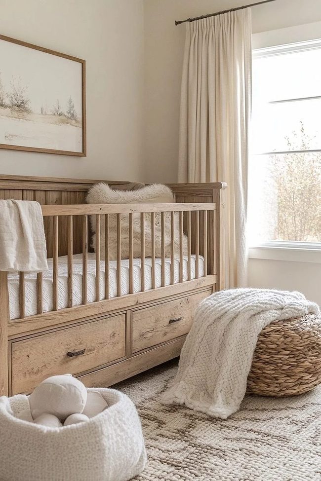 Natural Wood Nursery Warmth