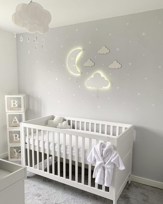 Glowing Moon Nursery Design