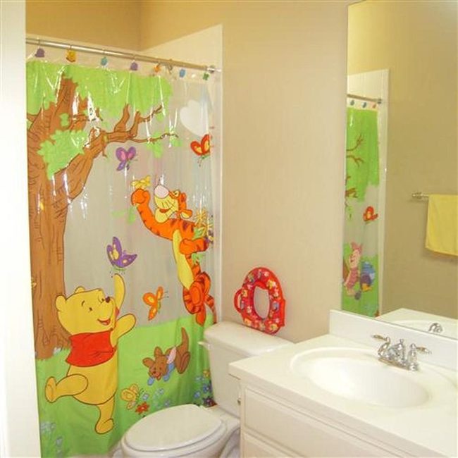 Pooh And Tigger Bathroom Yellow