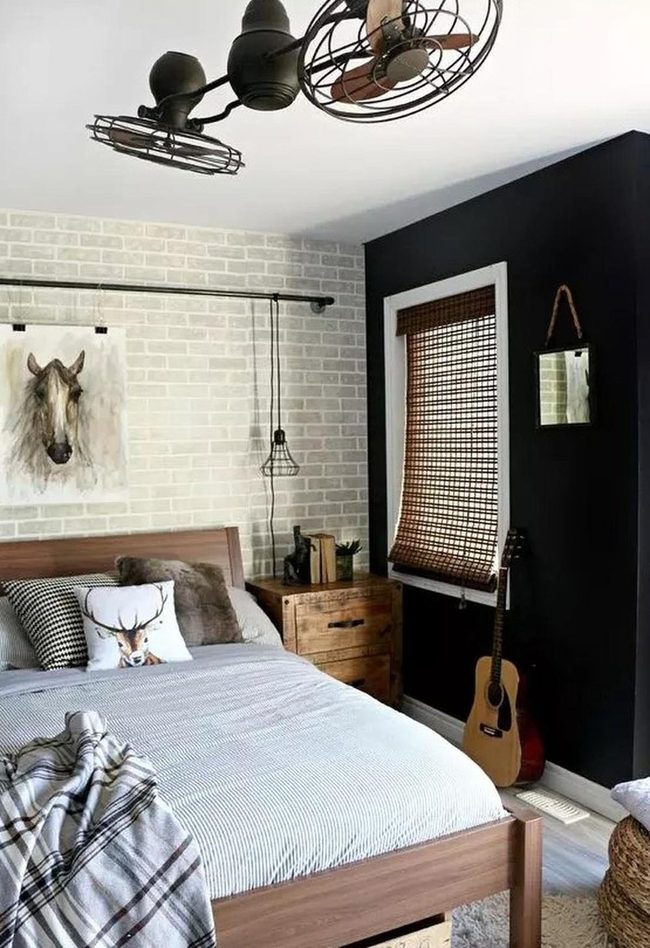 Deer Print Bedroom With Bamboo Warmth
