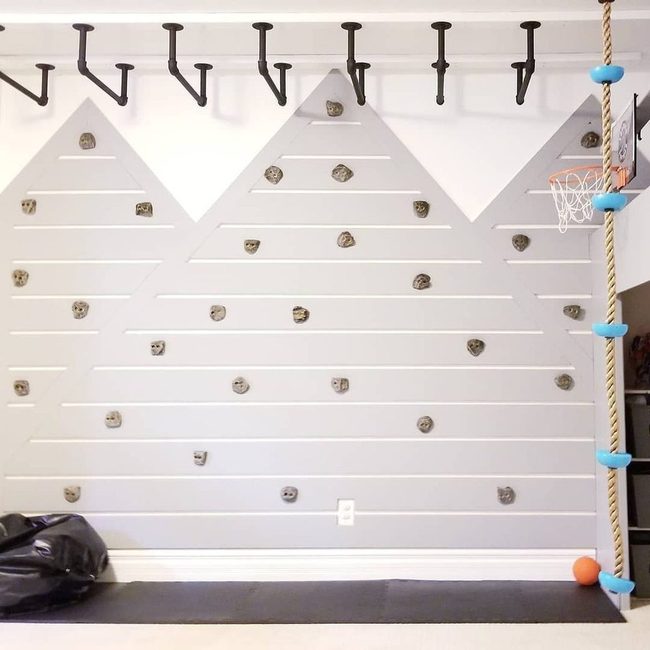 Colorful Climbing Wall Fitness