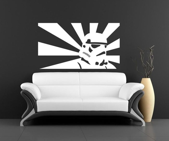 Vinyl Stormtrooper Gray Minimalism