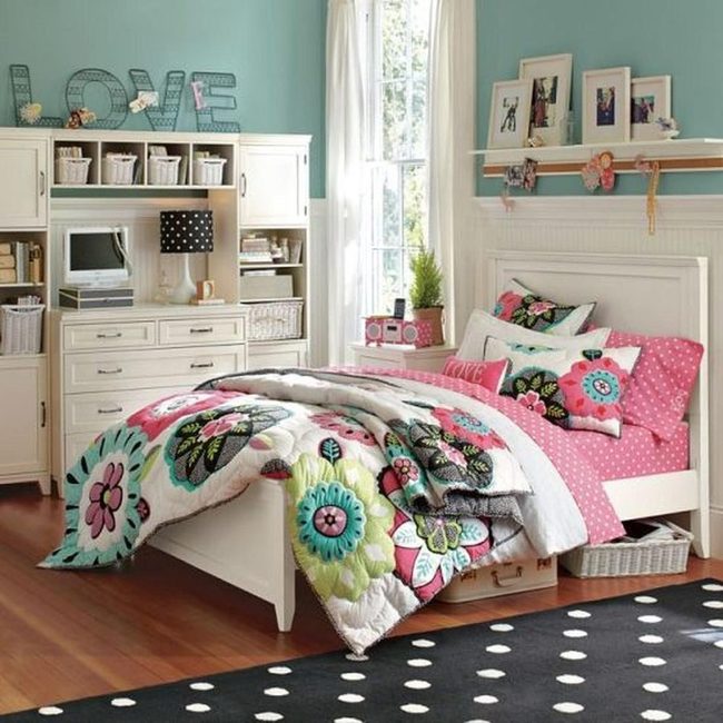 Polka Dots Spark Bedroom Energy