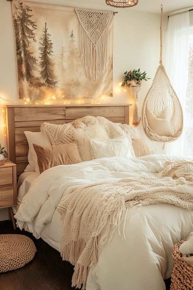 Neutral Chamber With Gold Accents
