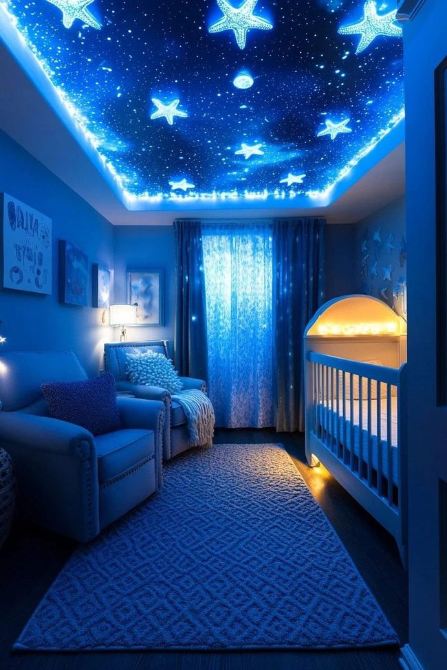 Starlit Blue Nursery Dream