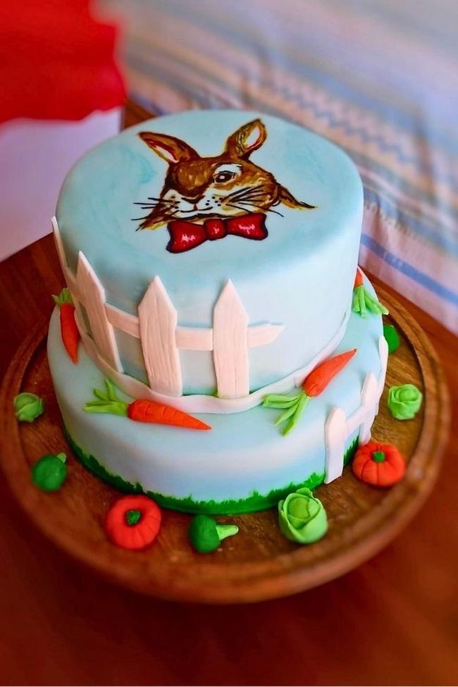 Miniature Vegetable Terrace Cake Masterpiece