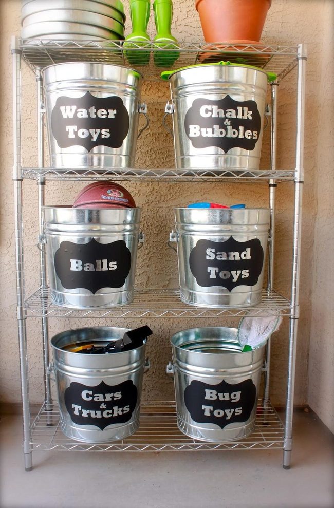 Silver Buckets, Organized Outdoor Toys