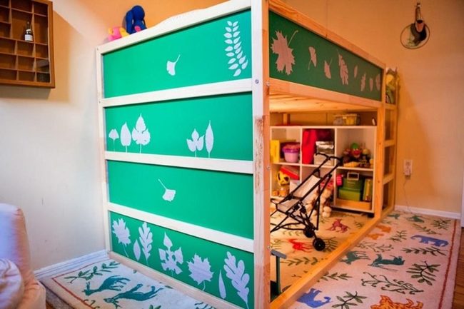 Green Leaf Panels, Wooden Loft Dreams