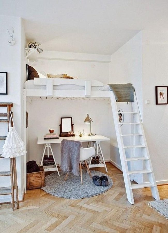 White Wood Loft Workspace