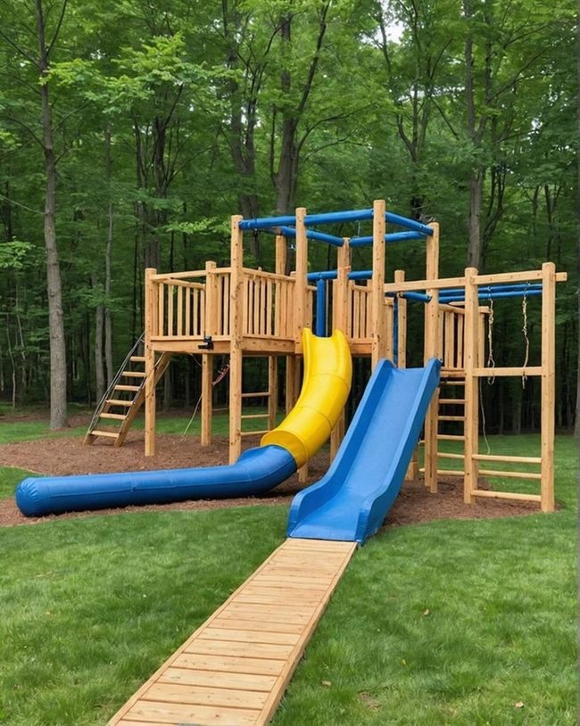 Backyard Obstacle Course for Kids