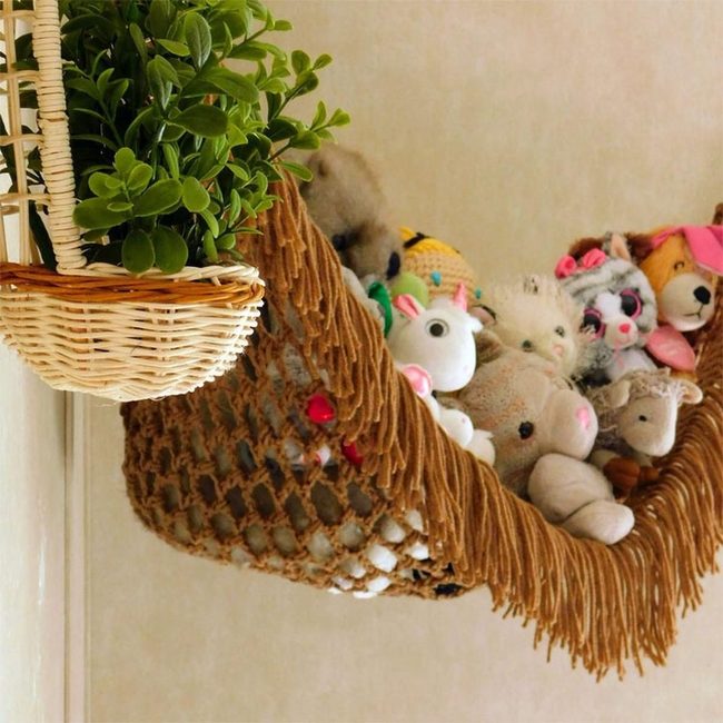 Handmade Yarn Hammock Storage