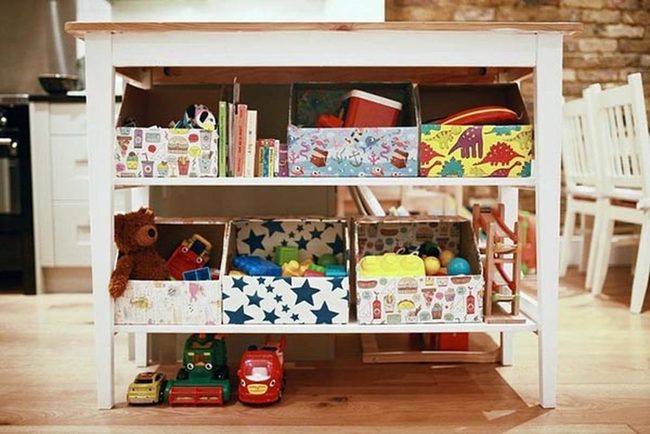 Cardboard Boxes, Clever Storage
