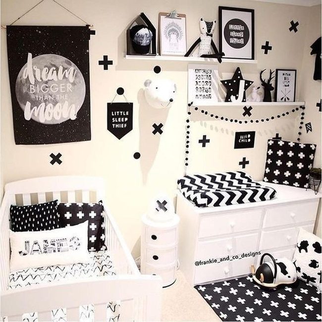 Black And White Pattern Nursery