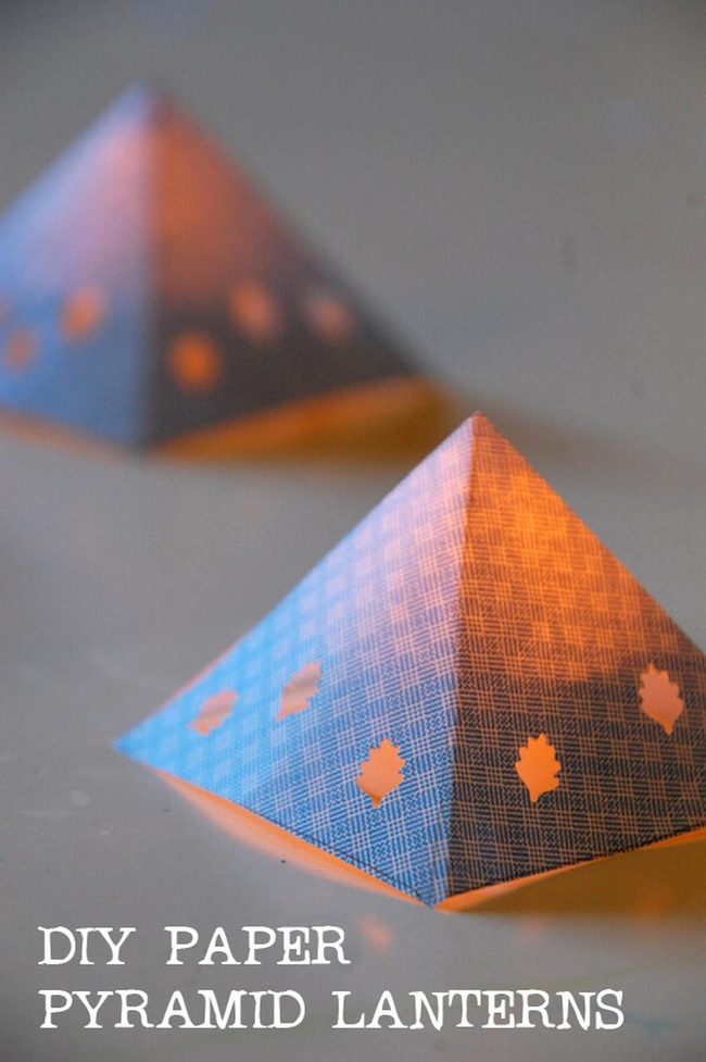 Geometric Paper Lanterns, Soft Shadows