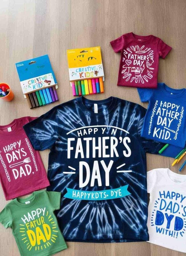 Hand-Decorated Father'S Day Shirts