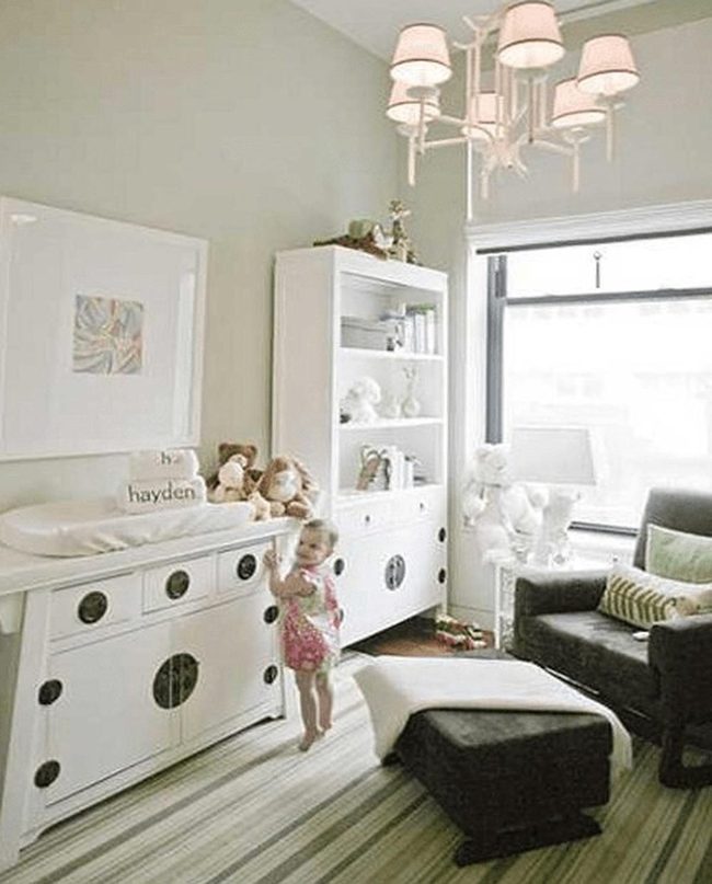 White Nursery Soft Light Haven