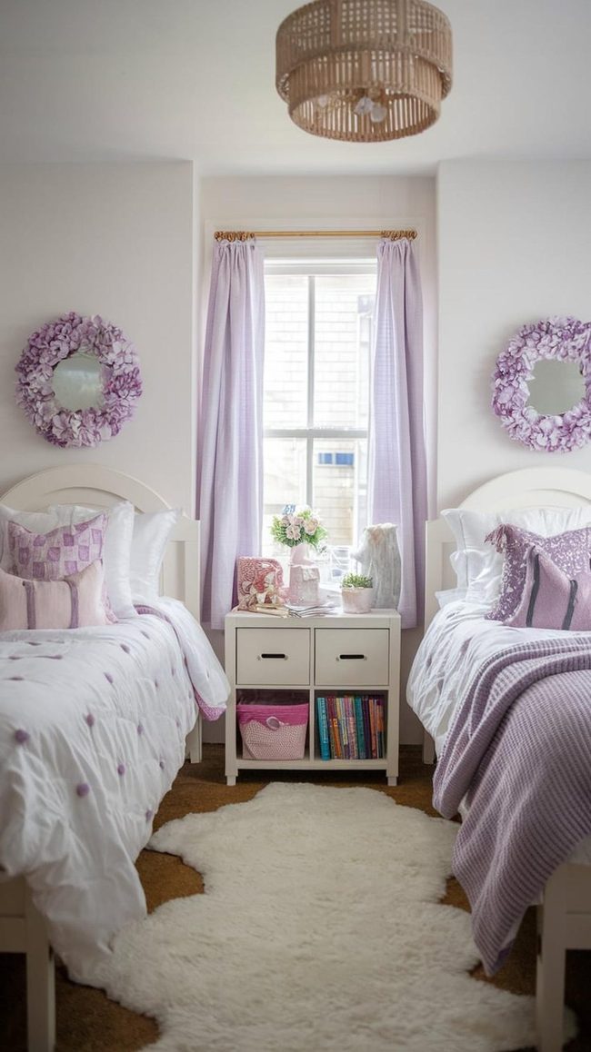 Purple Macramé Boho Wall