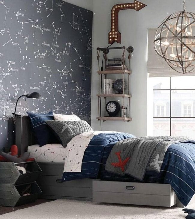 Dark Constellation Bedroom