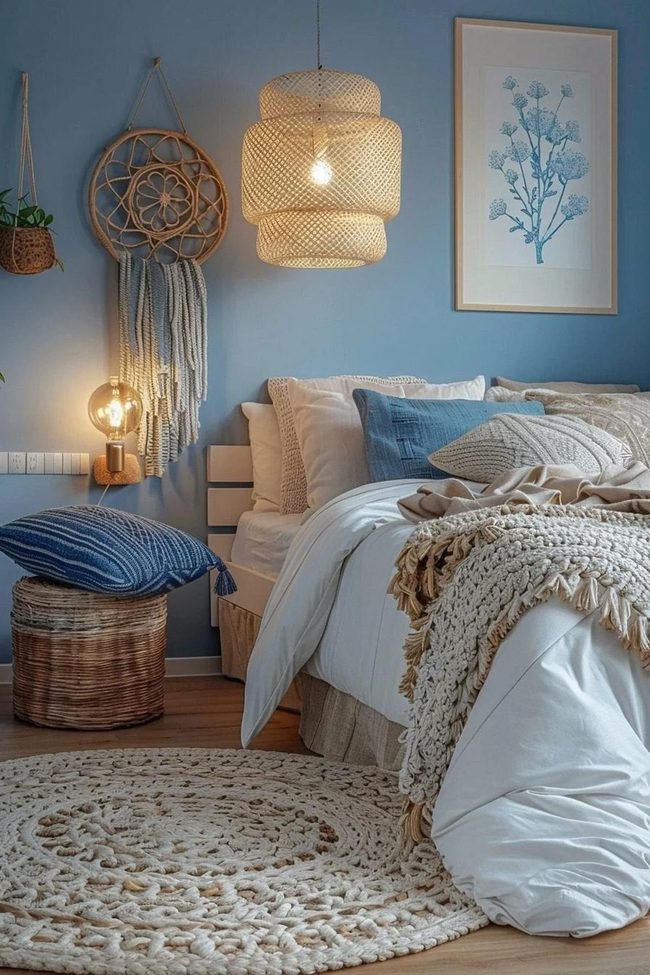 Periwinkle Calm In Soft Minimalism