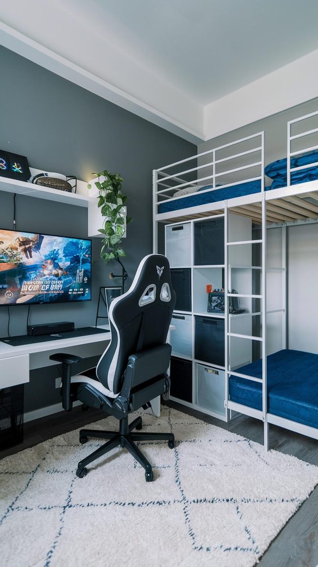 High-Tech Console Gaming Setup