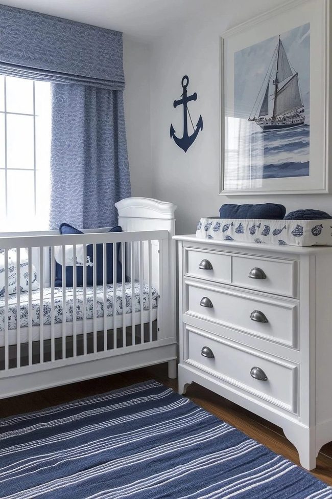 Blue And White Nautical Haven
