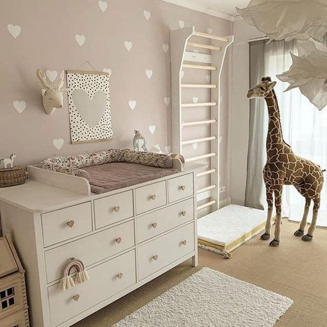 Ikea Hemnes Changing Table Heart Handles