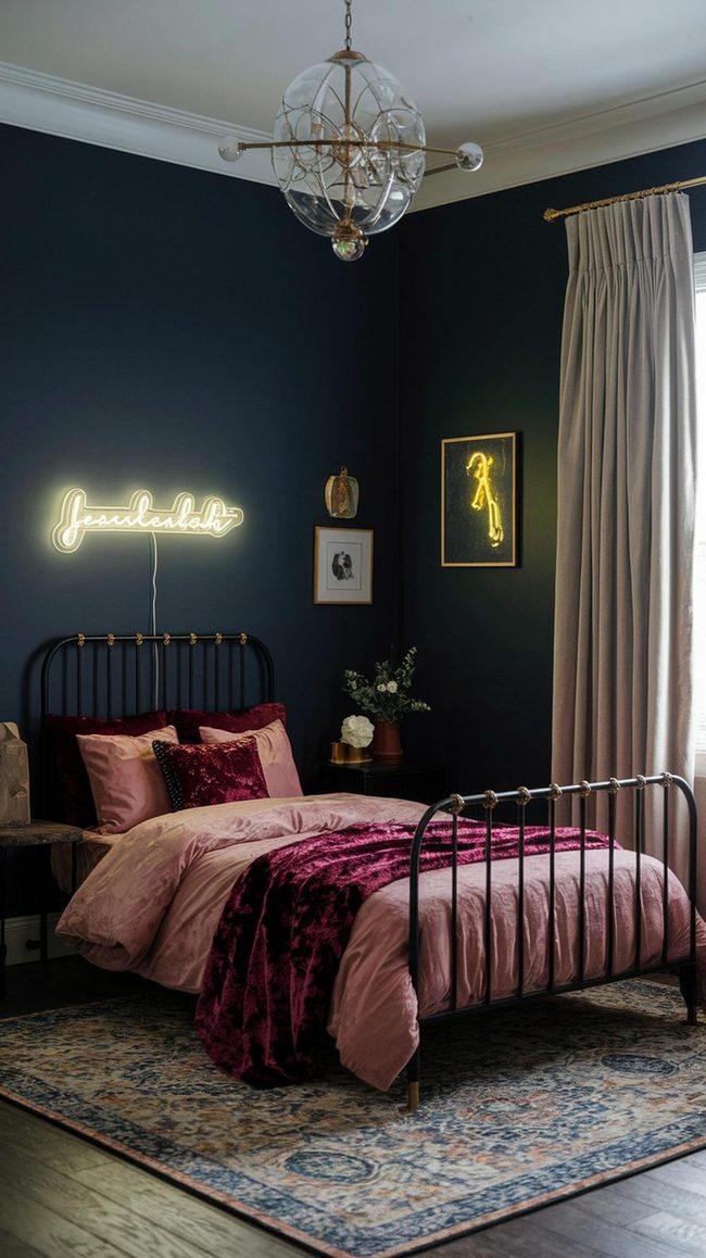 Deep Navy Teen Bedroom Retreat