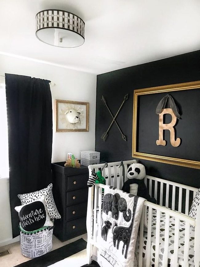 Black And White Panda Nursery