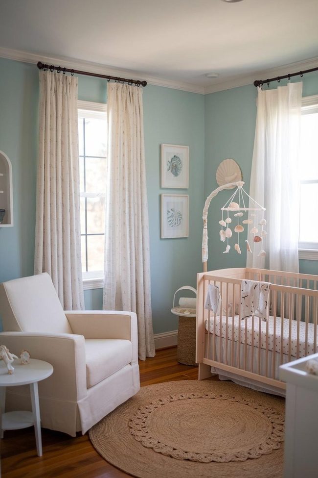Pale Blue Walls, Driftwood Nursery