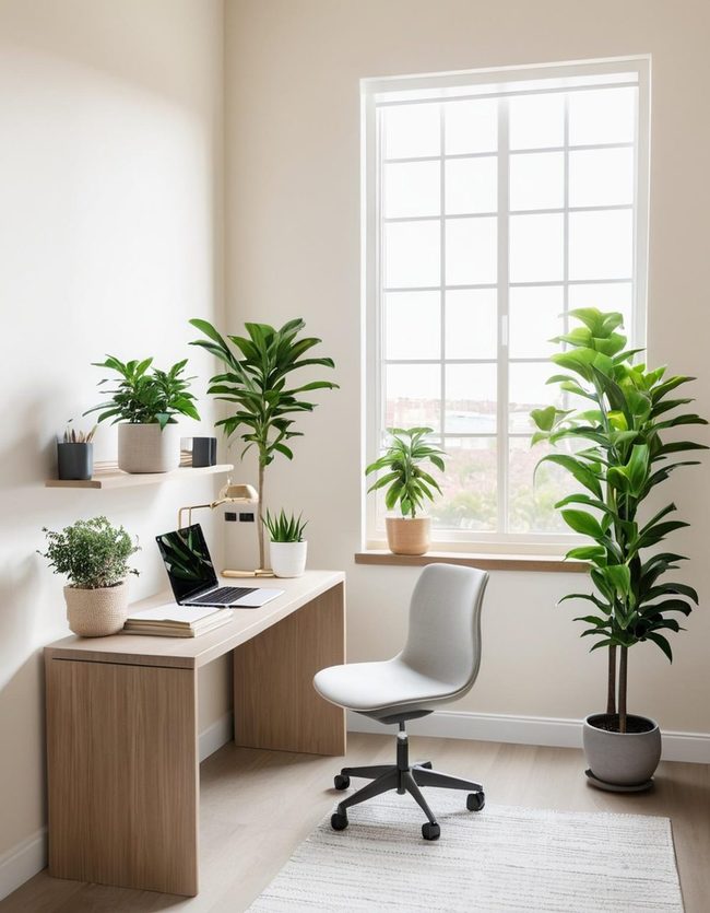 Desk Lamp Focused Learning Space