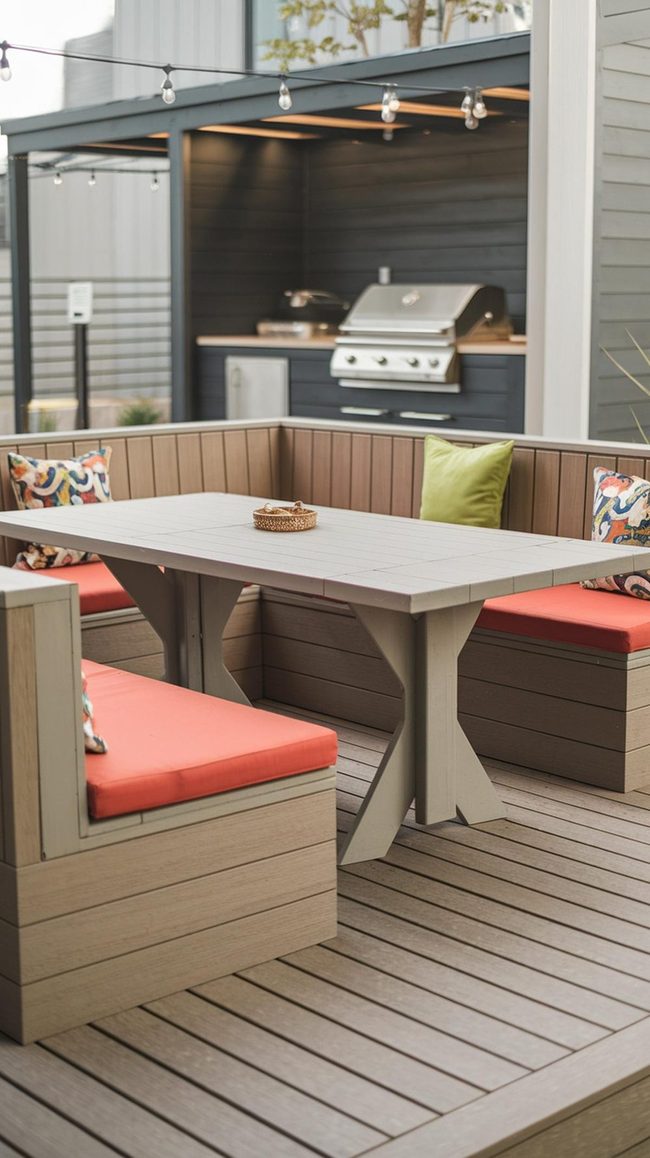 Built-In Benches, Smart Storage Space