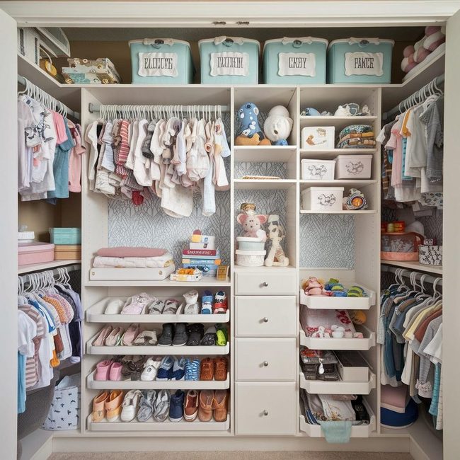 Muted Pastels Meet Perfect Order