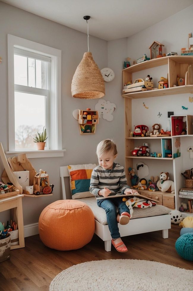 Colorful Containers Keep Toys Organized