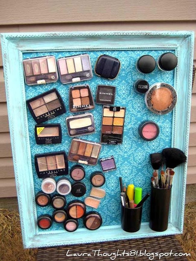 Magnetic Makeup Display Wall