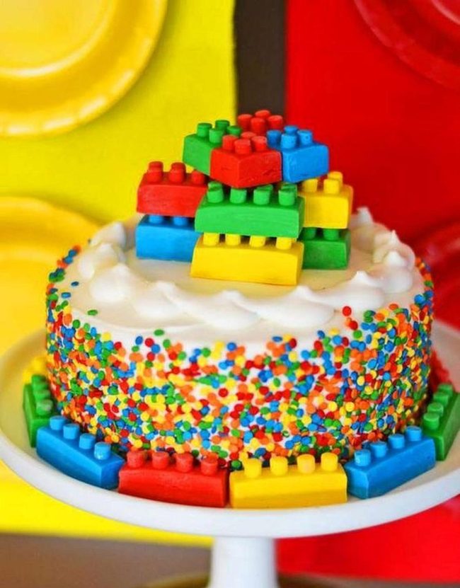 Colorful Building Blocks Dessert