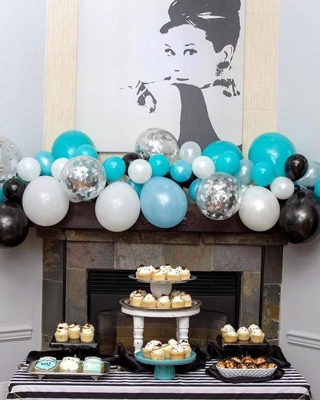 Blue And Silver Balloon Celebration