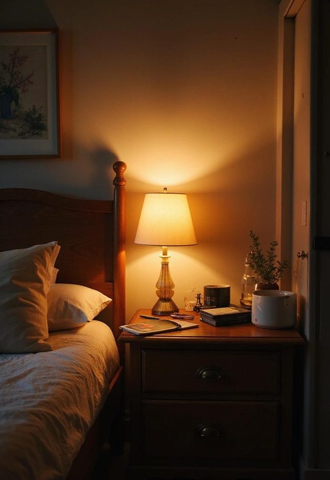 Adjustable Bedside Lamp For Dorm Reading