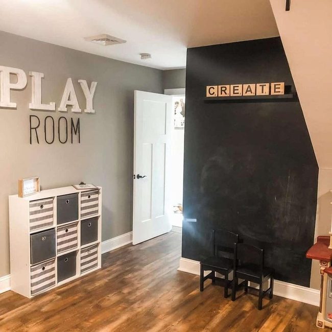 Black Chairs, Chalkboard Walls, Endless Creativity