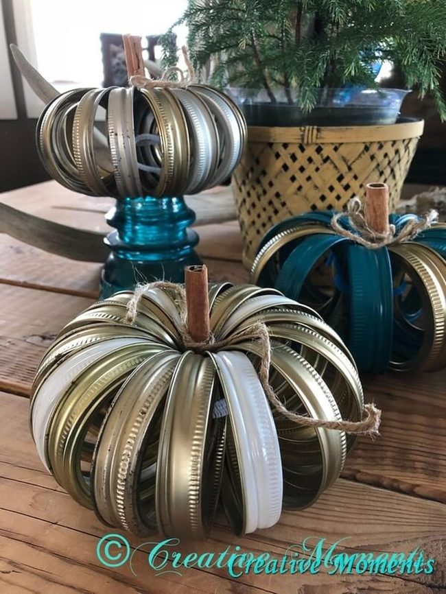 Rustic Metal Autumn Sculptures