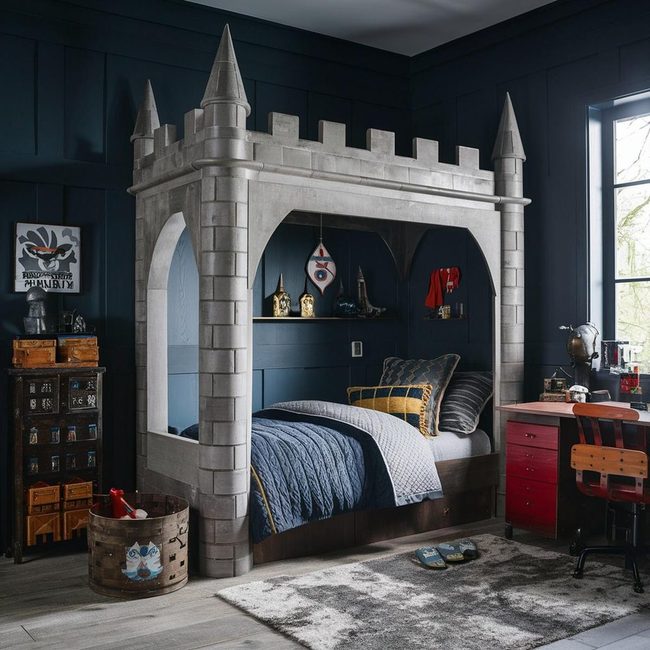 Grey Stone Castle Tower