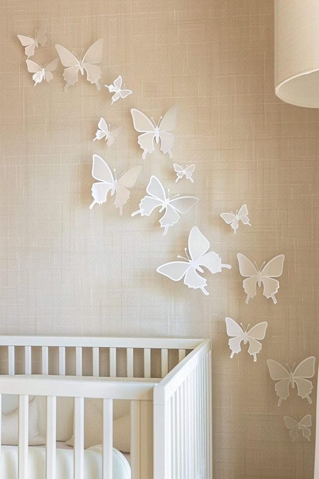 Ironlic Butterflies For Wall Depth