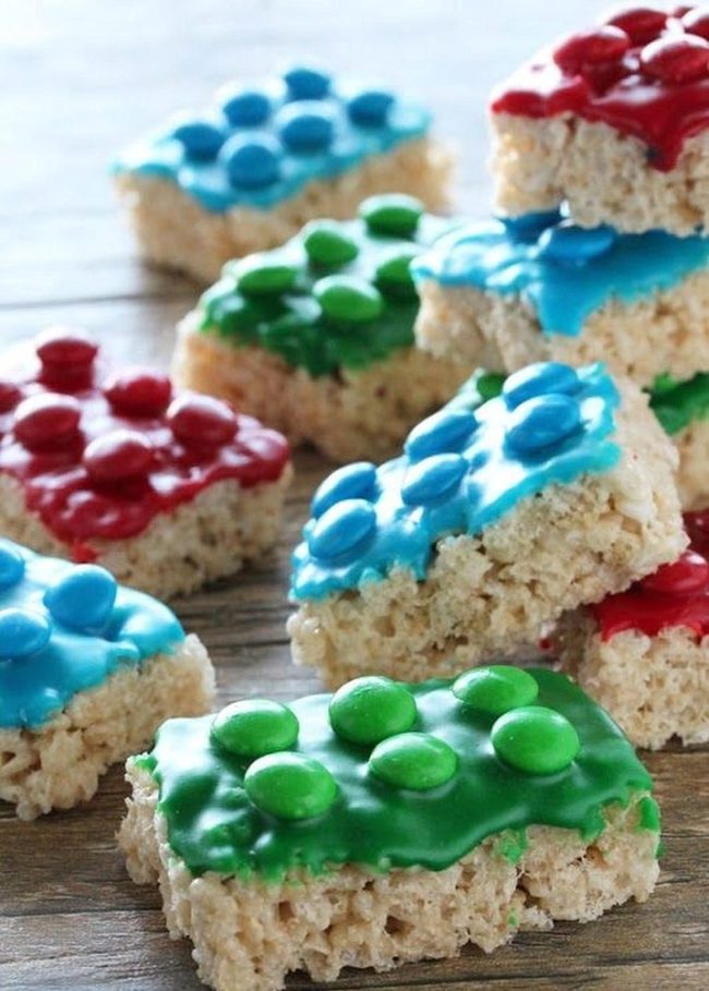 Candy-Coated Crispy Rice Squares