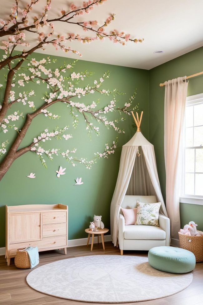 Forest Canopy Resting Area Wall