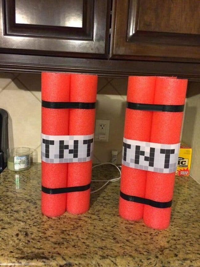 Understated Foam Pool Noodle Explosives