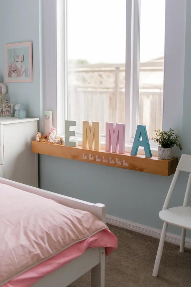 Child'S Name On Painted Branch