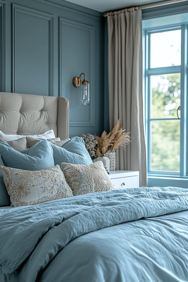 Steel Blue Girls Sleeping Quarters Sanctuary