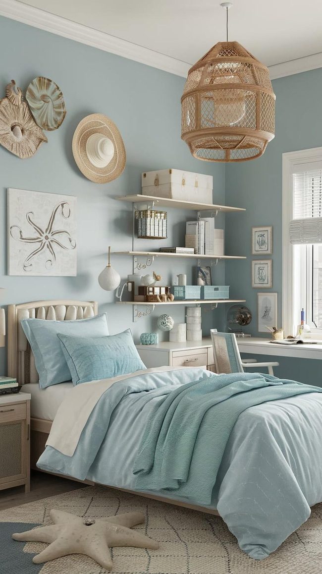 Blue Memory Wall Display