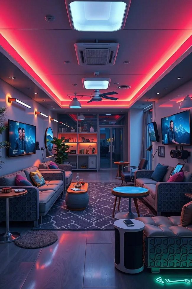 Tech-Wired Student Living Spaces